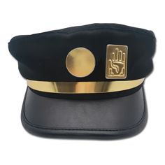 Jojo's Bizarre Adventure Jotaro Captain Cosplay Hat – Shadow Anime Jotaro Hat, Kawaii Moodboard, Jojo's Bizarre Adventure Jotaro, Anime Hats, Adventure Hat, Little Accessories, Jotaro Kujo, Fleece Hat