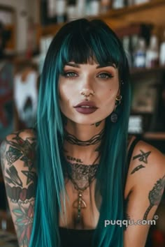 Teal Hair Color Ideas: Making Waves in Hair Fashion - Puqqu Colors For Dark Brown Hair, Color For Dark Brown Hair, Teal Hair Color Ideas, Waves In Hair, Teal Hair Dye, Dark Teal Hair, Ombre Hair Color For Brunettes, Teal Hair Color, Jayne Matthews