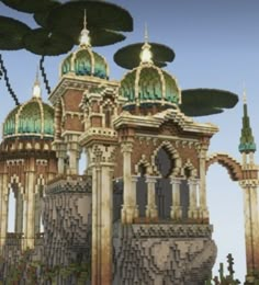 Minecraft Minecraft Palace, Sea Castle, Minecraft Houses Survival, Minecraft Structures, Minecraft House Plans, Minecraft Castle, Minecraft Medieval