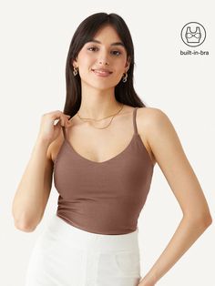 Ogl Cotton Jersey V-Neck Brami – OGLmove