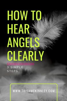 3 simple steps to hear your angels clearly.  #forgottentoolsoftheuniverse #angels #angelcommunication #hearangels #positive #feather #easy #wings #listen #hear #askyourangels #ask #signs #askangels Angel Messages Spirit Guides, Easy Wings, Angel Communication, Angel Spirit, Archangel Prayers