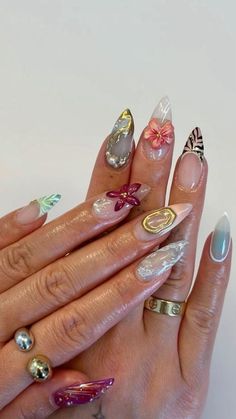 Fall Leaf Nail Designs, Leaf Nail Designs, Cozy Colors, Gucci Nails, Nails Aesthetic, Summery Nails, Long Acrylic Nails Coffin, Almond Acrylic Nails, Pretty Nail Art