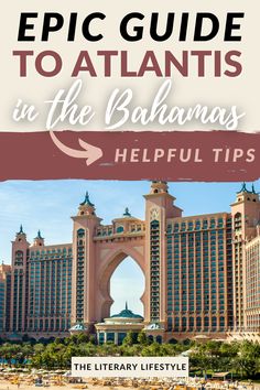 the front cover of an epic guide to atlantics in the bahamas helpful tips