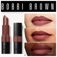 Color:Telluride New See More Bb In My Closet Crimson Lipstick, Bobbi Brown Crushed Lip Color, Fall Lip Color, Bobbi Brown Lipstick, Bobbi Brown Lip, Lipstick For Dark Skin, Lip Color Lipstick, Smokey Eye Tutorial, Berry Lips