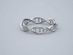 DNA Strand Ring by ZandersCreations Dna Ring, Pretty Jewellery, Bling Bling, Cute Jewelry, Jewelry Inspiration, Beautiful Jewelry, Silver Ring, Piercings, Jewelry Box