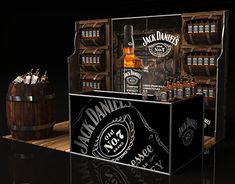 an image of a display case for jack daniels