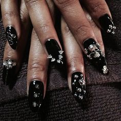 Nails Skull Nail Designs, Nail Designs Cute, Zombie Nails, Nails Images, Skull Nails, Best Nails, Gothic Nails