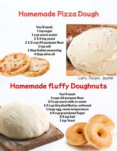 homemade fluffy doughnuts recipe with instructions on how to make them