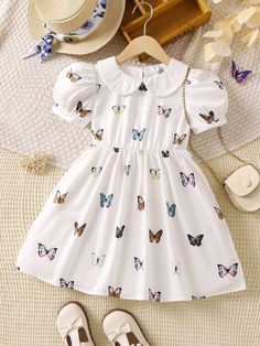 Short Frocks For Kids, ကလေးဂါဝန် ဒီဇိုင်း, Unique Baby Girl Clothes, Toddler Girl Clothing