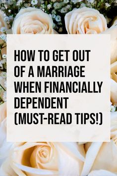 Learn how to navigate getting out of a marriage when financially dependent. Get insights on divorce, legal advice, and building financial independence. Discover ways to seek emotional support, find housing assistance, and explore spousal support options. Click for practical tips on employment, budgeting, and mediation strategies. How To Save Your Marriage From Divorce, How To Navigate Divorce, How To Prepare For A Divorce, How To Get Through A Divorce, How To Get A Divorce, How To Divorce, Housing Assistance, Loveless Marriage