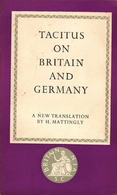 a purple book cover with an image of a man on a bike and the title, tactus on britain and germany