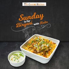 the central kitchen sunday is for briyani with raia