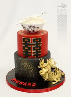 Asian Cake Decoration, Japanese Birthday Cake Ideas, Japanese Themed Cake, Japanese Cake Decoration, Japanese Theme Cake, Japanese Birthday Cake, Longevity Cake, Japan Cake, Asian Cake