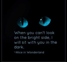 an image with the words alice in wonderland written on it, and two blue eyes