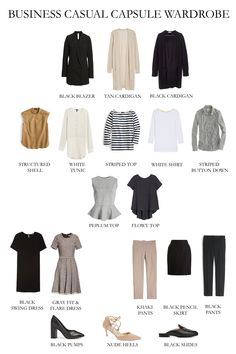 Make your casual capsule wardrobe go the distance by adding some of these pieces to make it work ready as well! Business Casual Capsule Wardrobe, Business Casual Capsule, Casual Capsule Wardrobe, Workwear Capsule Wardrobe, Ultimate Capsule Wardrobe, Workwear Capsule, Old Navy Outfits, Capsule Wardrobe Work