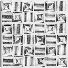 an old black and white drawing of squares