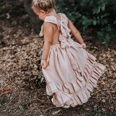 New Without Tags Boho Flower Girl, Champagne Dress, Dress Champagne, Ruffle Maxi Dress, Boho Kids, Picture Outfits, Photo Outfit, Ruffled Maxi Dress, How To Pose