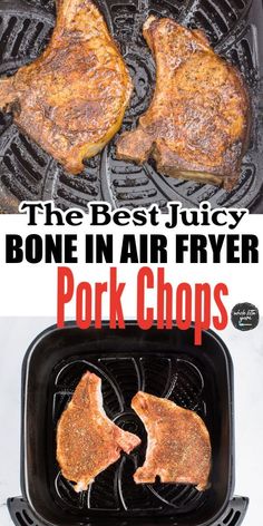 the best juicy bone in air fryer pork chops