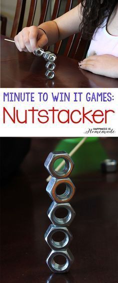 These 10 Minute to Win It games were perfect for all ages challenging enough for older children, but easy enough for everyone to join in the fun! Hysterical silly fun for everyone! Reunion Games, Christmas Games For Kids, Games For Teens