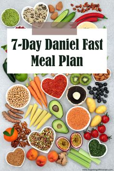 Are you starting the Daniel Fast but have no idea what to make? Get started with this free 7-day Daniel Fast meal plan! Daniel Diet Food List, Fast Thanksgiving Recipes, Daniel Fast Breakfast