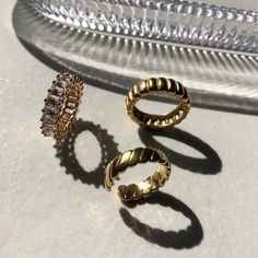 Gold rings Nickel Plating, Bridal Jewellery, Indian Jewellery, Stackable Rings