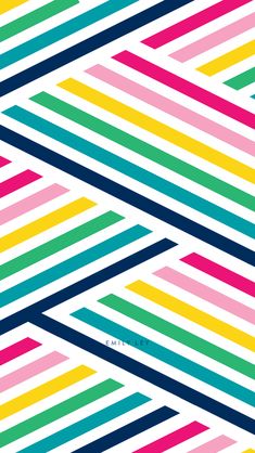 an abstract pattern with multicolored stripes