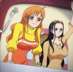 Nami Outfits, Robin Fanart, One Piece Theme, Woman Loving Woman, One Piece Nami