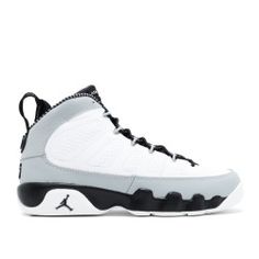 the nike air jordan retro sneaker in white and black