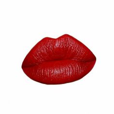 a red lipstick on a white background