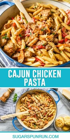 Need a flavorful weeknight dinner? My creamy cajun chicken pasta is simple, packed with flavor, and ready in less than 30 minutes! Feel free to swap the chicken for shrimp or add your favorite veggies. Ziti Noodles, Easy Cajun Chicken Pasta, Chicken Pasta Creamy, Cajun Pasta Recipes, Creamy Cajun Chicken Pasta, Creamy Chicken Pasta Recipes, Creamy Cajun Chicken, Cajun Chicken Pasta Recipes