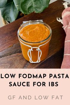 low fodmap pasta sauce for ibs