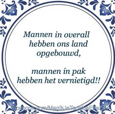 a blue and white frame with the words mamen in overall, heben on land