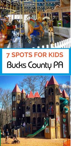 an amusement park with children's rides and other things to do in bucks county pa