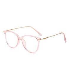 If you're looking for stylish yet functional eyewear, look no further than the KatKani Unisex Full Rim Myopic Anti Blue Light Reading Glasses Pink K1696. These glasses are designed to protect your eyes from the harmful effects of blue light emitted by digital screens, making them perfect for those who spend long hours in front of computers or smartphones. The lenses of these glasses are made of high-quality polycarbonate, ensuring durability and clarity. With a lens width of 54mm and a lens heig Pink Blue Light Glasses, Pink Clear Glasses, Pink Frame Glasses, Pink Glasses Frames, Pink Reading Glasses, Clear Glasses Frames Women, Game Corner, Glasses Inspiration, Clear Glasses Frames