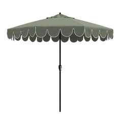 an umbrella is shown on a white background