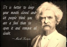 an old photo with a quote from mark twain