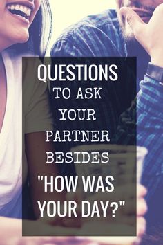 Questions to Ask Your Spouse Besides, "How Was Your Day?" We all get in the rut of asking lame questions and receiving lame answers. Click through for some great ideas of more… Communication Ideas, Fun Questions To Ask, Healthy Marriage, Relationship Help, Marriage Relationship, Marriage Tips, Happy Marriage, Interesting Questions