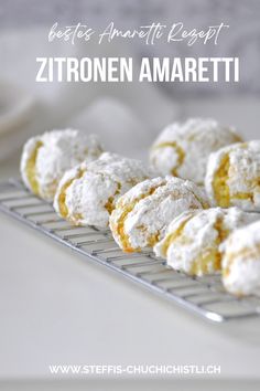 italienische Mandelkekse Crinkle Cookies, Coconut Recipes, Orange Cake, Easy Cookie Recipes, Brownie Cookies, Food Cakes, Chocolate Cake Recipe, Cookies Recipes Christmas, Easy Cookies