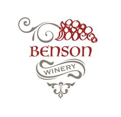 the logo for benson winery, which is located in an old - fashioned style