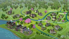 Simsational Designs: Welcome to Davenporte - Willow Creek Makeover Part 02 New York Theme, San Myshuno, Die Sims 4, Save File, Willow Creek, Best Sims, Sims 4 Game, Sims 4 Custom Content, Maxis Match