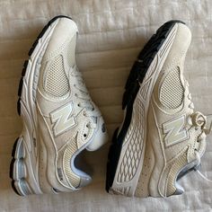 Brand New!!! Off-White Or Cream New Balance 2002r. These Are Impossible To Find In This Size. Just Ended Up Being Too Small For Me! Cream New Balance Shoes, Cream New Balance, New Balance Cream, Neat Casual Outfits, New Balance 2002r, New Balance Shoes, New Balance, Athletic Shoes, Casual Outfits