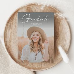 the front cover of a book with an image of a woman wearing a hat on it