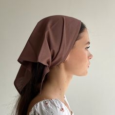 Lightweight Cotton Casual Scarves, Lightweight Cotton Casual Scarf, Casual Lightweight Cotton Scarves, Trendy Spring Headscarf One Size, Adjustable Solid Casual Bandana, Casual Adjustable Solid Bandana, Cotton Bandana Headband For Spring, One Size Cotton Headscarf For Spring, Trendy Cotton Headscarf For Spring