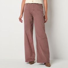 The chic hue and styling of this pair of a.n.a women's wide-leg jeans lends them a versatile polished look to wear with everything in your wardrobe. Cut for the highest rise, they are made from a stretch cotton-blend with recycled fabric and have a button-zip fly. Wear it with a fitted tank or tee. Closure Type: Button & ZipperPockets: 1 Front Coin Pocket, 2 Back Slip Pockets, 2 Front Slip PocketsRise: Highest RiseFiber Content: 99% Cotton, 1% SpandexFabric Description: DenimInseam: 32 InCare: T Cheap Khaki Wide Leg Bottoms, Cheap Full Length Khaki Wide Leg Pants, Cheap Brown Jeans For Spring, Cheap Beige Wide Leg Bottoms, Cheap Classic Wide Leg Bottoms, Cheap Solid Color Jeans For Fall, Trendy Wide Leg Pants With Five Pockets For Fall, Versatile Wide Leg Flare Jeans For Fall, Trendy Wide Leg Flare Jeans For Workwear