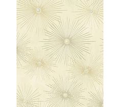 a white wallpaper with silver stars and circles on the back ground, in front of an off - white background