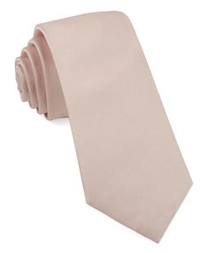 a light pink neck tie on a white background