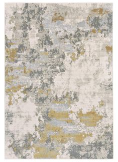 Vanhorn Ivory and Gold Rug by BD Fine Flatshot Image 1 Watercolor Rug, Feizy Rugs, Contemporary Watercolor, Yellow Area Rugs, Gold Rug, High Fashion Home, Dream Design, Abstract Rug, Contemporary Area Rugs