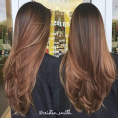 Para quando eu for clarear o cabelo... Rooty Balayage, Women Haircuts Long, Balayage Ombré, Long Layered Haircuts, Long Layers, Plaits