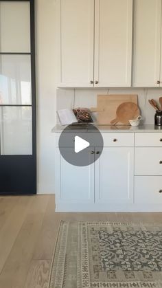 the kitchen is clean and ready to be used as a place for cooking or baking