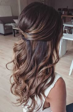 Long Hair Extensions, Elegant Wedding Hair, Prom Hairstyles For Long Hair, Penteado Cabelo Curto, Wedding Hairstyles For Long Hair, Half Up Hair